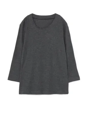 LYOCELL STRETCH RIB JERSEY ROUND NECK 3/4 SLEEVE SHIRT Abstract art Outerwear Companion