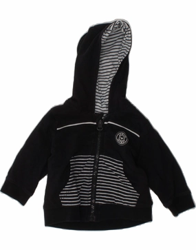 ARMANI BABY Baby Boys Reversible Zip Hoodie Sweater 6-9 Months Navy Blue Daily Comforted Daywear Fit