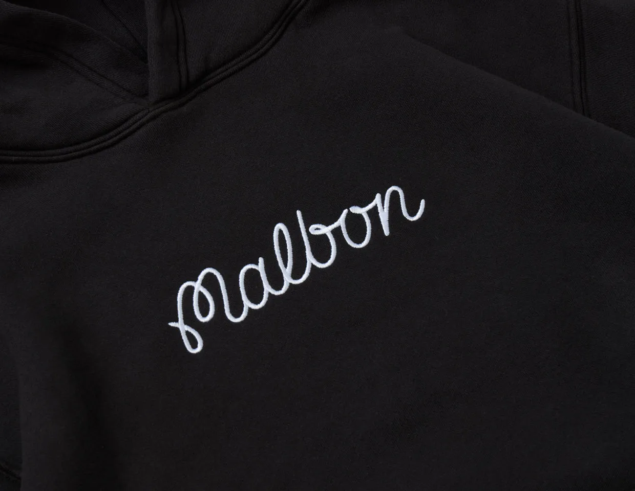 Malbon Fesque Hoodie / Black All Day Wear Cozy Coverage