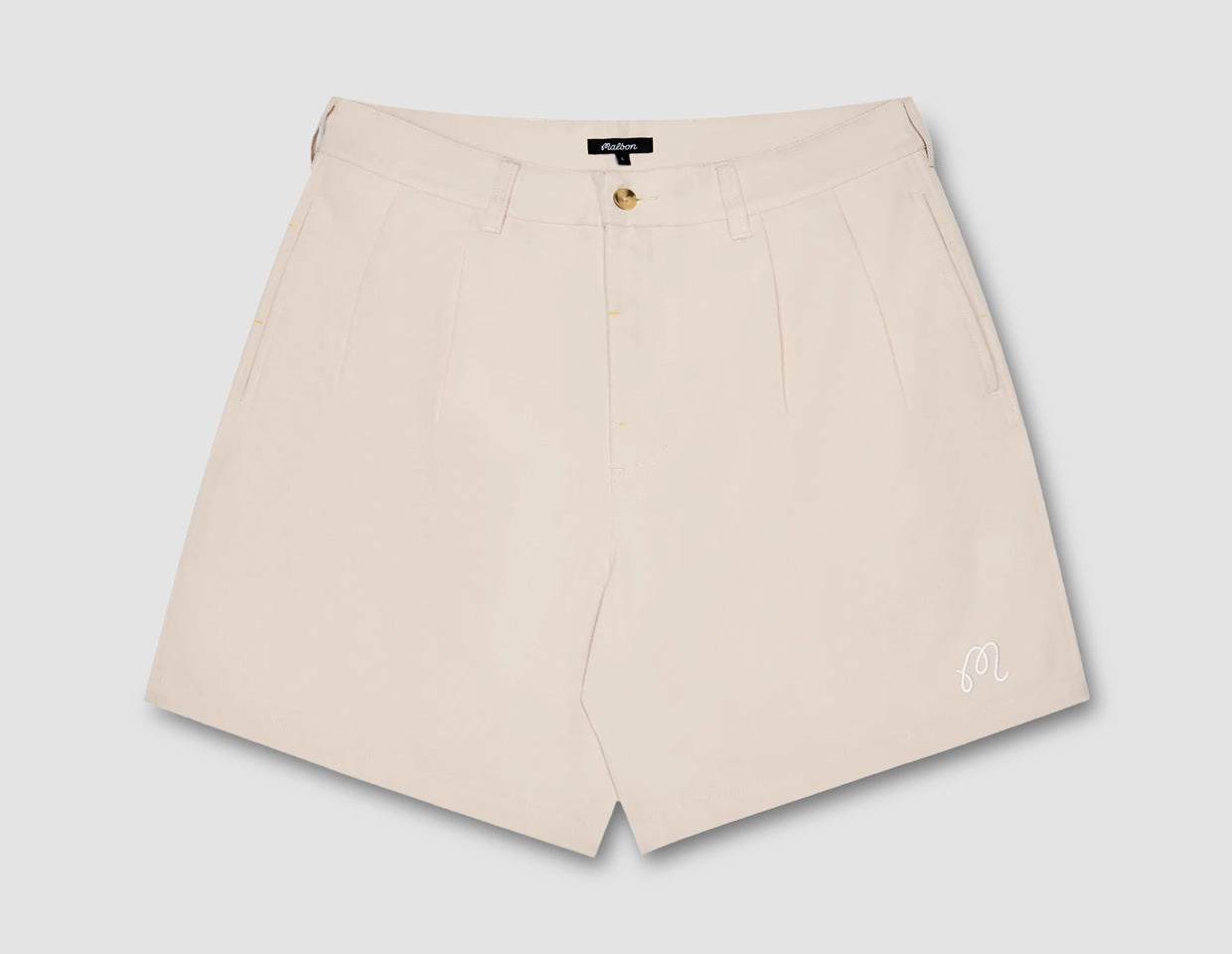 Malbon Classic Pleated Short / Sand Sweat Wicking Technology