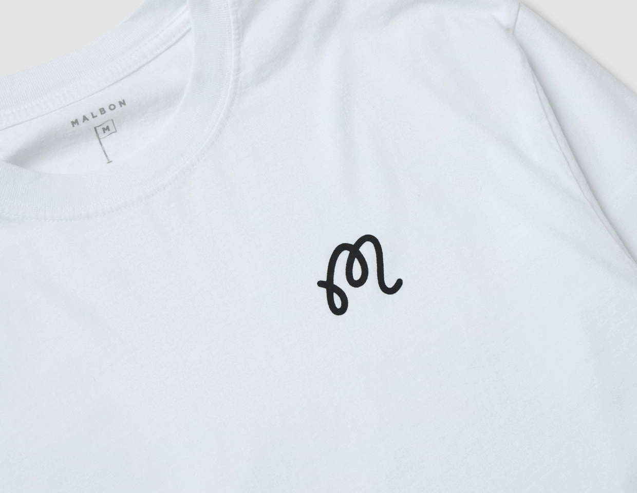 EcoFriendlyDyes Non Irritating Seams Malbon Gorse Longsleeve T-Shirt / White