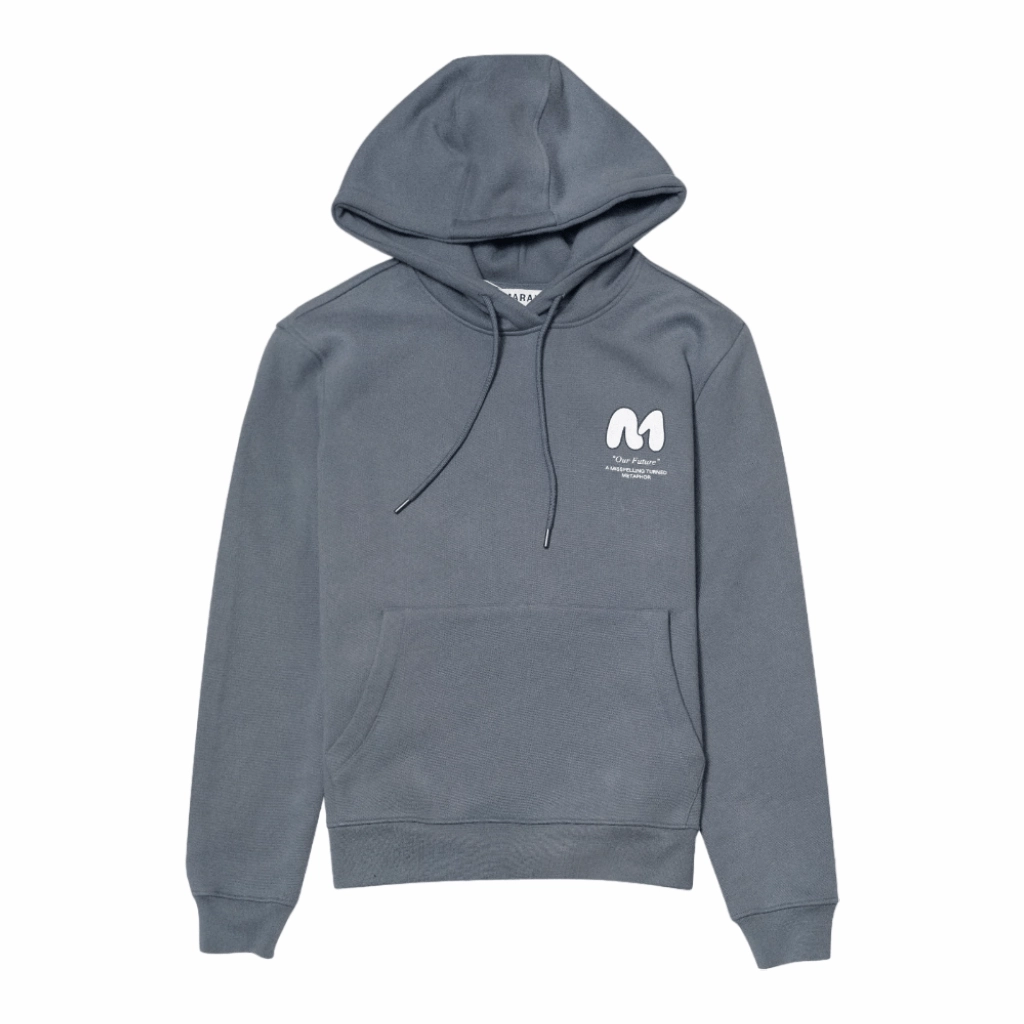 Marai Bubble Print Hoodie Men Stretch Build