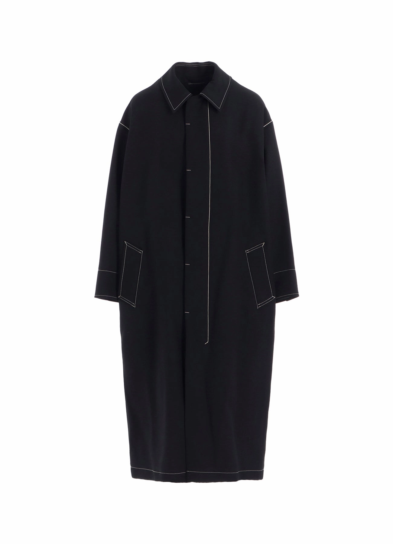 MARINE SAILOR TURN OVER COLLAR COAT Minimal Daily Fit Minimal Detailing