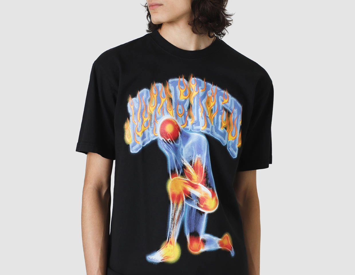 homecoming Light and Fresh MARKET Icy Hot T-shirt / Washed Black
