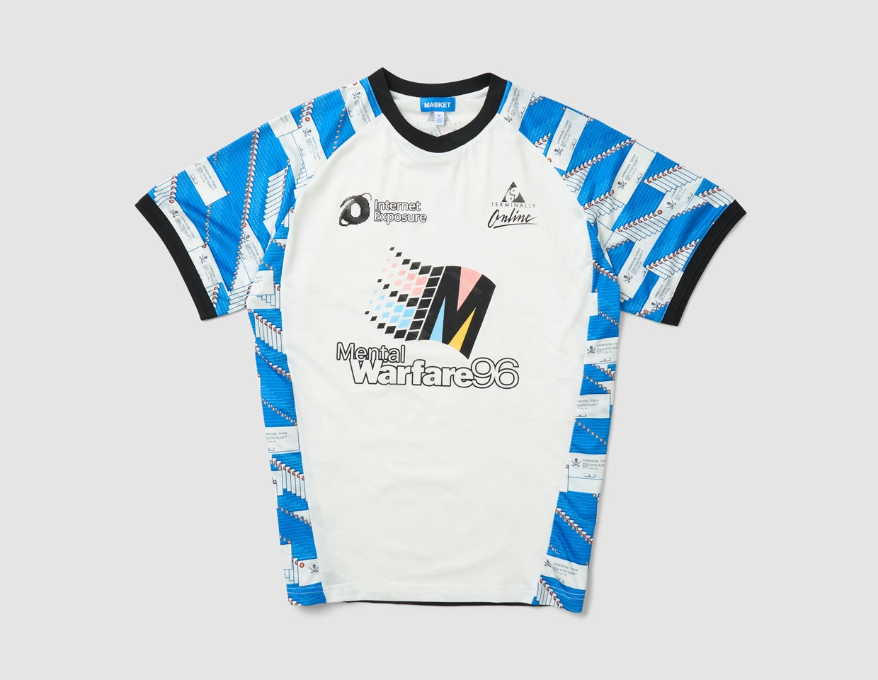 Market Terminally Online Soccer Jersey / Multi Light Trend MoistureWicking Technology