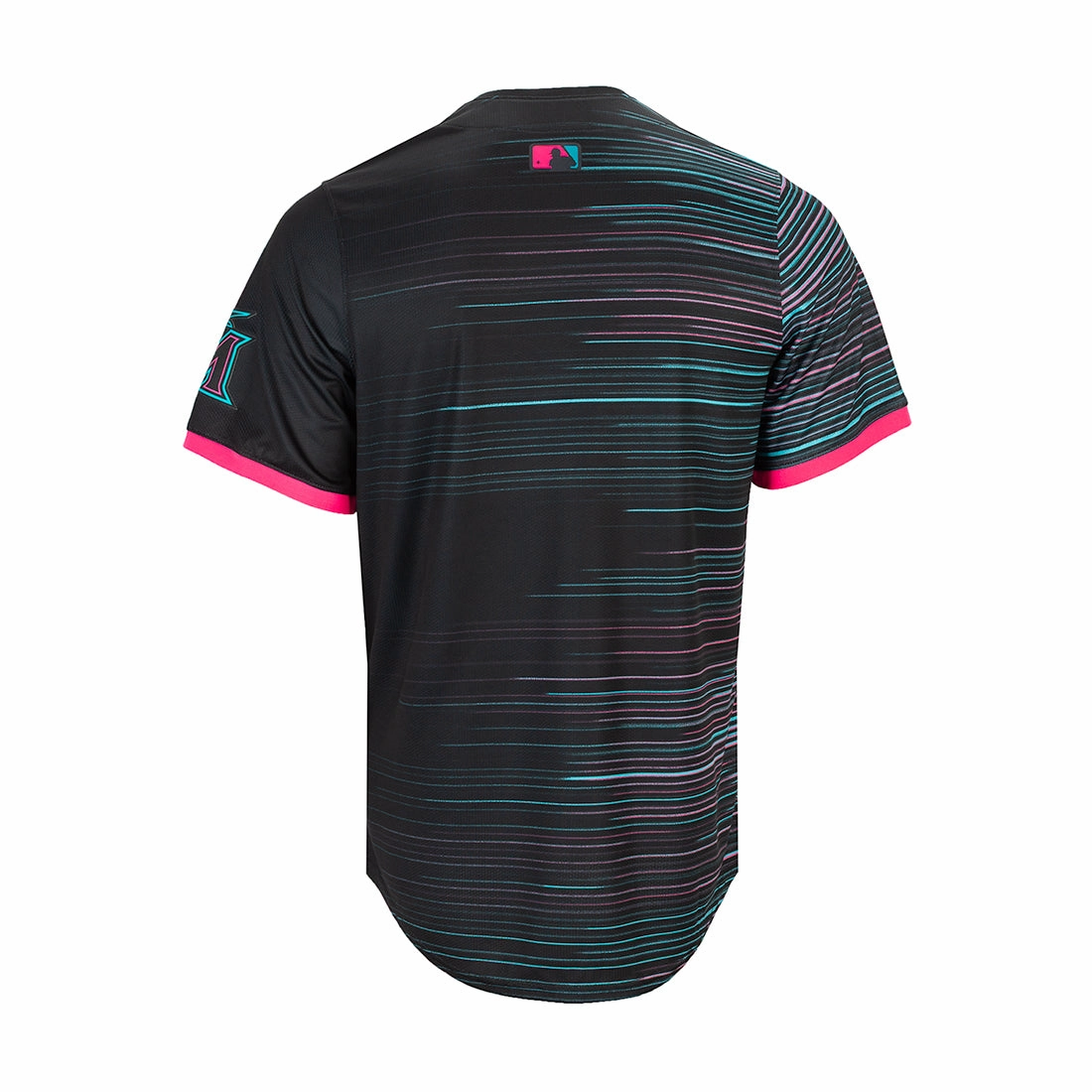 Marlins City Connect Jersey - Mens Raw Hem Finish