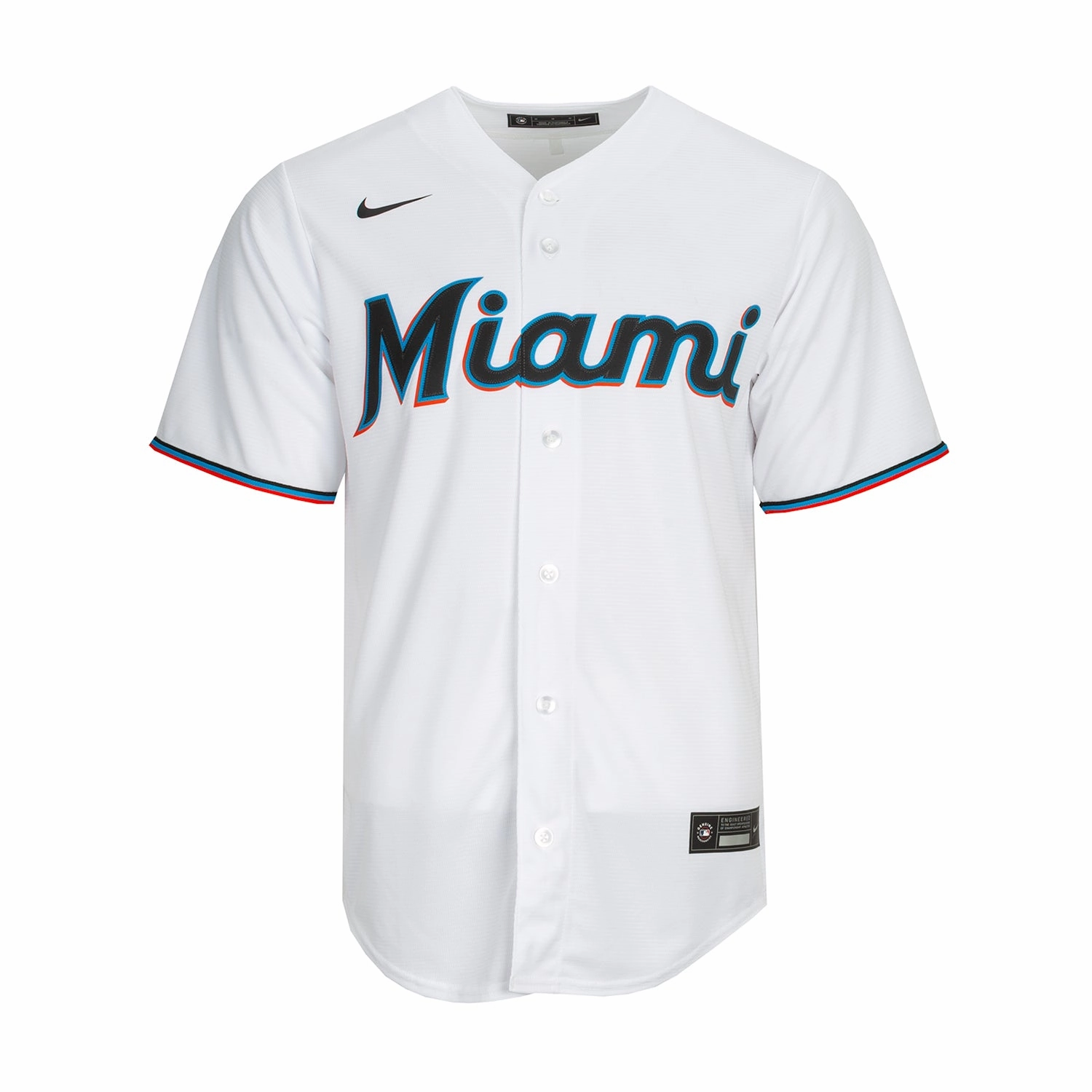 Marlins Nike Replica Home Jersey - Mens Outdoor Layer