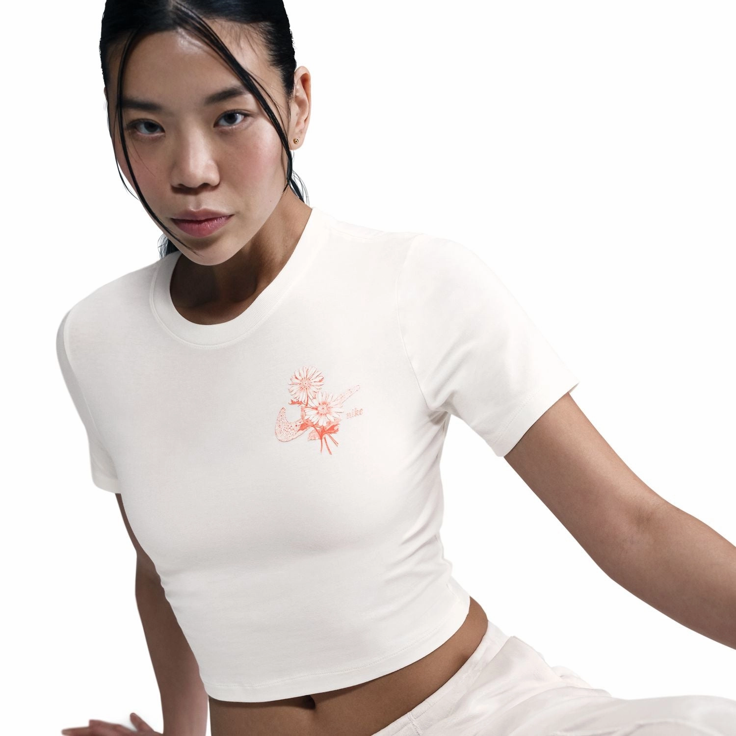 City Fashion Look Chill Knit Lace Tee - Womens