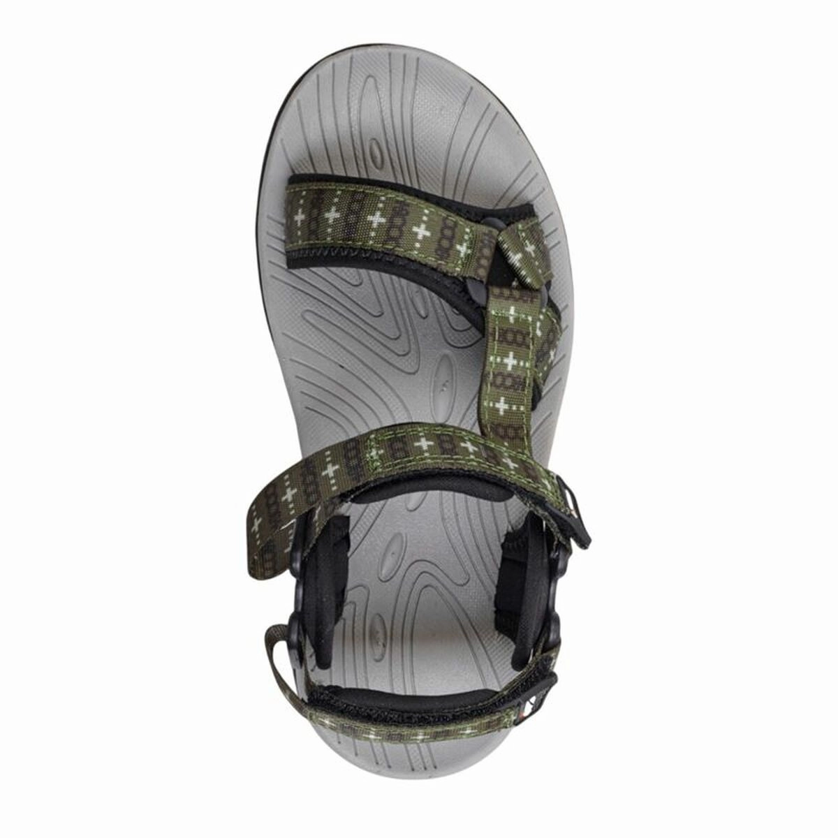 No Fuss Fit Enhanced grip Men's Flip Flops  8000 Tikex Olive