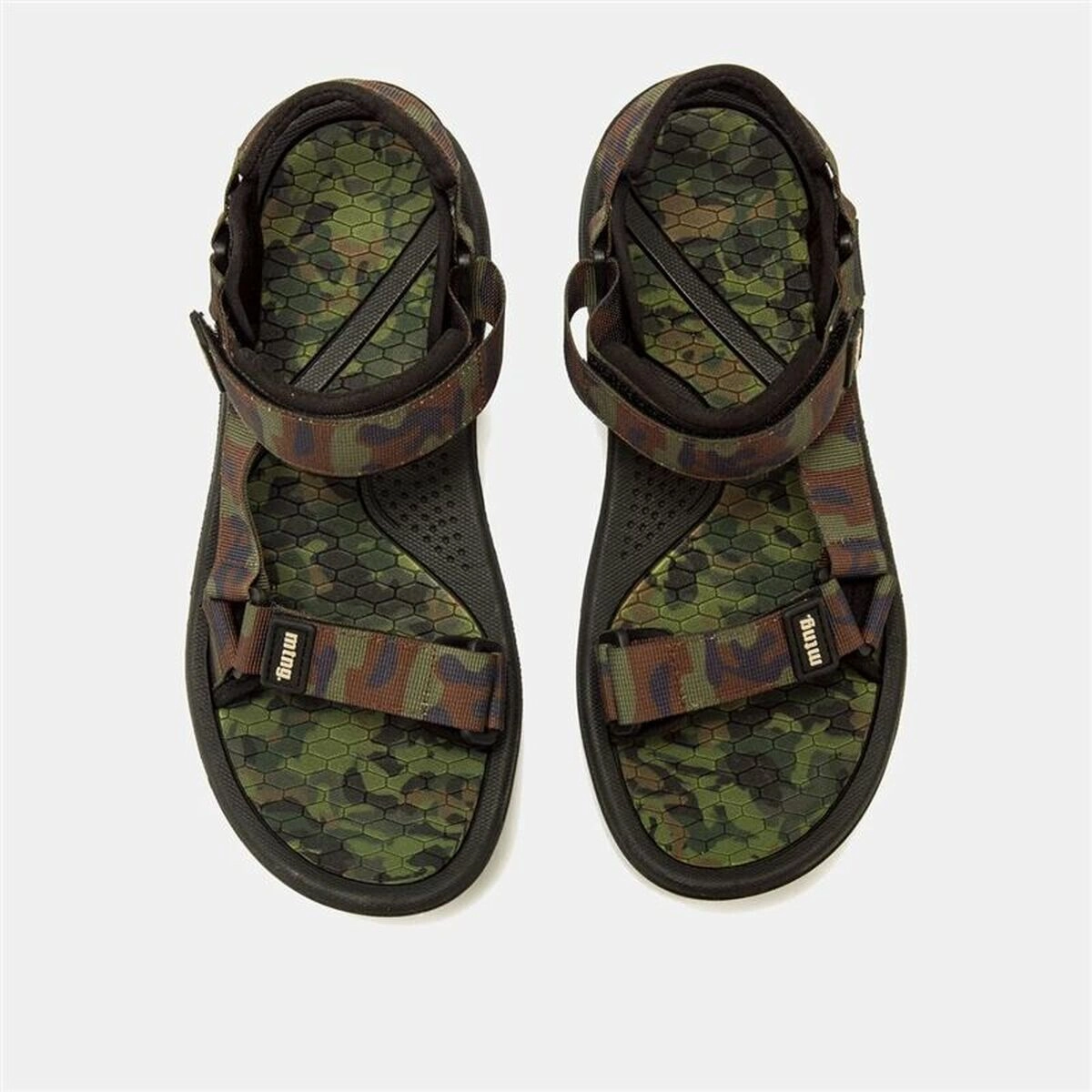 Men's Flip Flops Mustang 2025 V Attitude Olive Easy Footwear Easy Slide