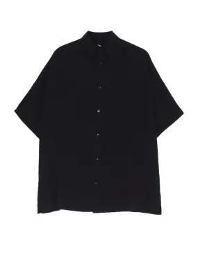 CREPE DE CHINE FRONT DOLMAN BIG SHORT SLEEVED SHIRT Festival Outfit adult clothing