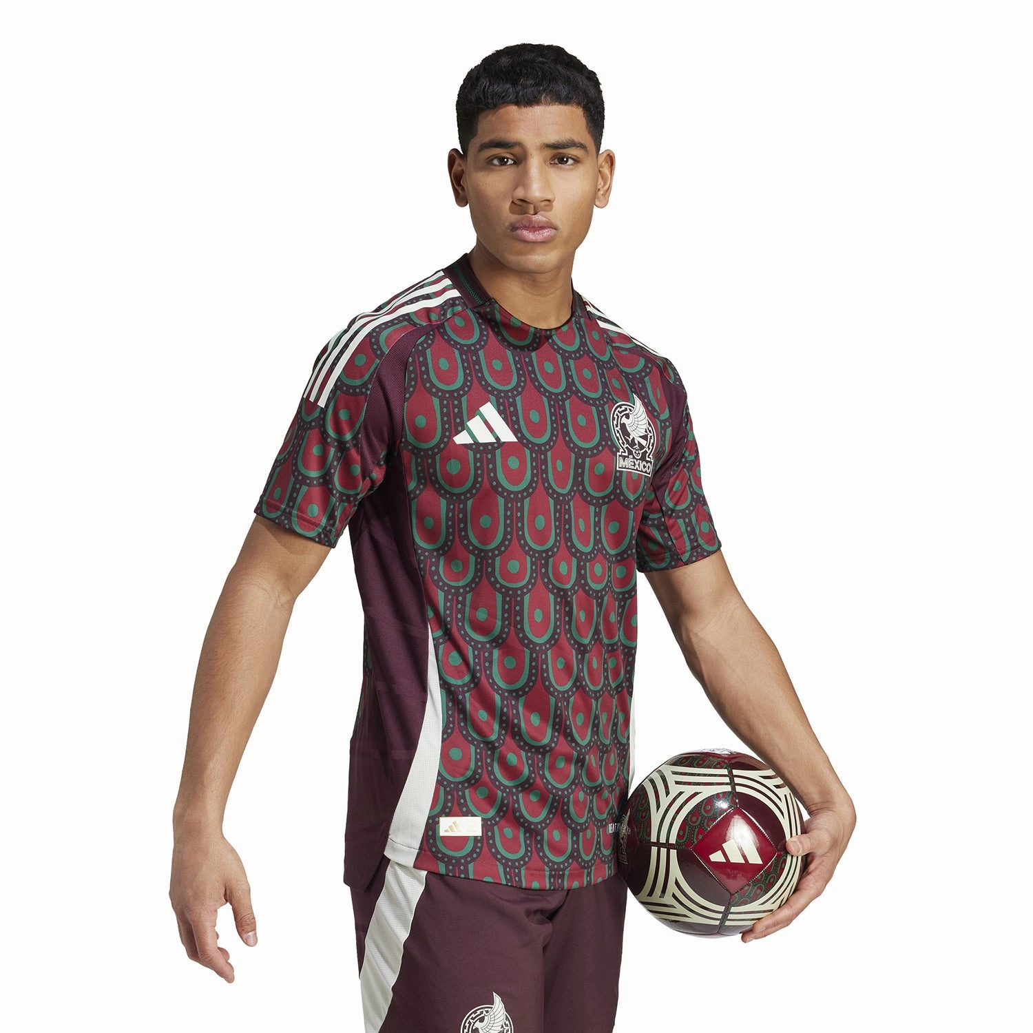 Effortless Fit Mexico 24/25 Authentic Home Jersey - Mens