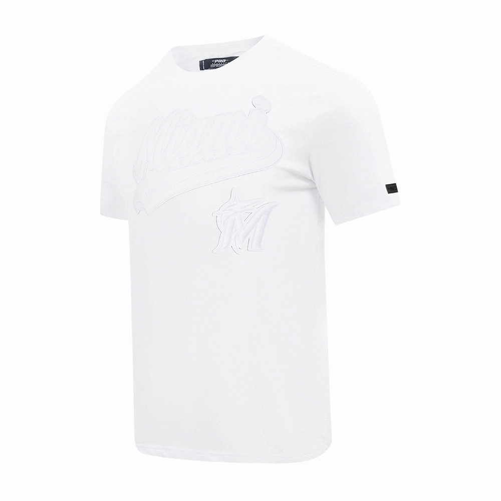 Timeless Comfort Miami Marlins White Out Tee -Mens