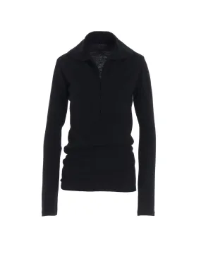 MILD WASHABLE JERSEY HIGH NECK BLOUSE First Date