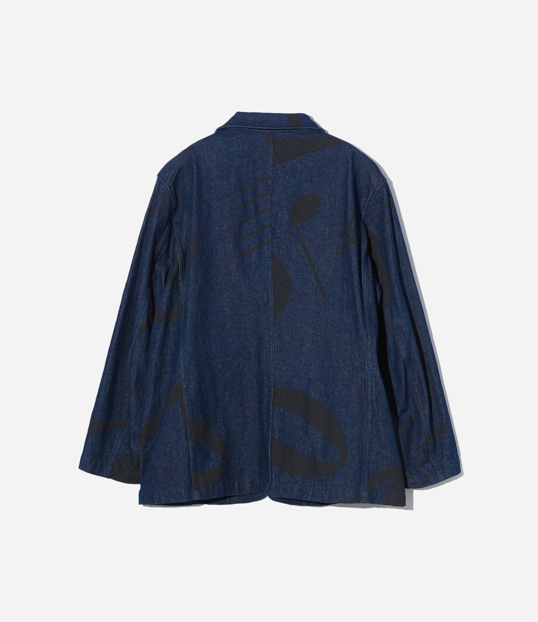 Functional Design Trust Bedford Jacket ?C Indigo 'Music Note' Print 12oz Denim