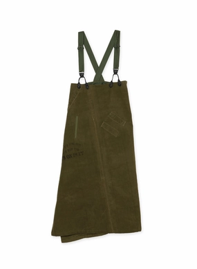 MILITARY TENT CLOTH SUSPENDERS SKIRT Low Key