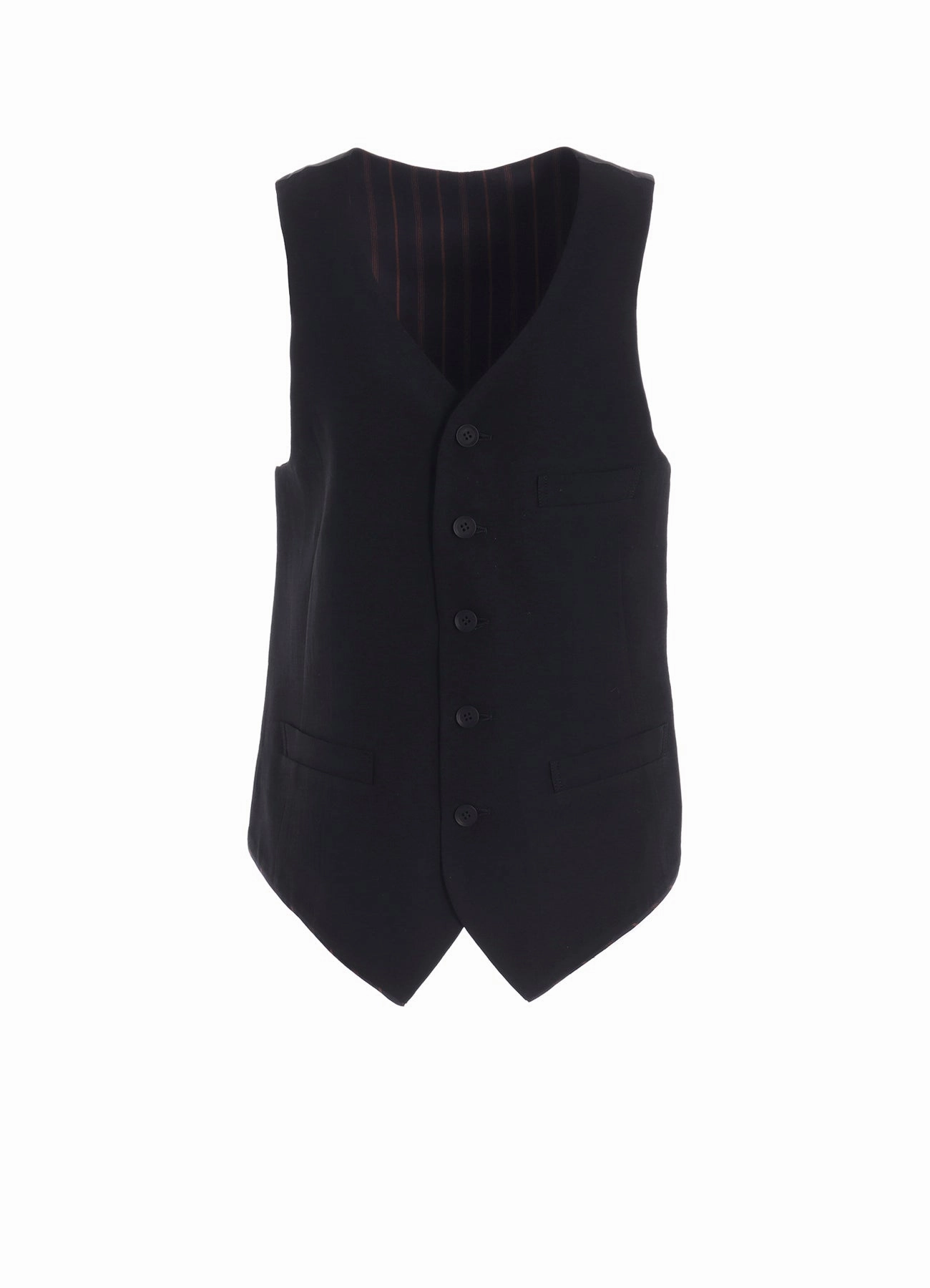 Compact Storage MILLED GABARDINE DARTS VEST