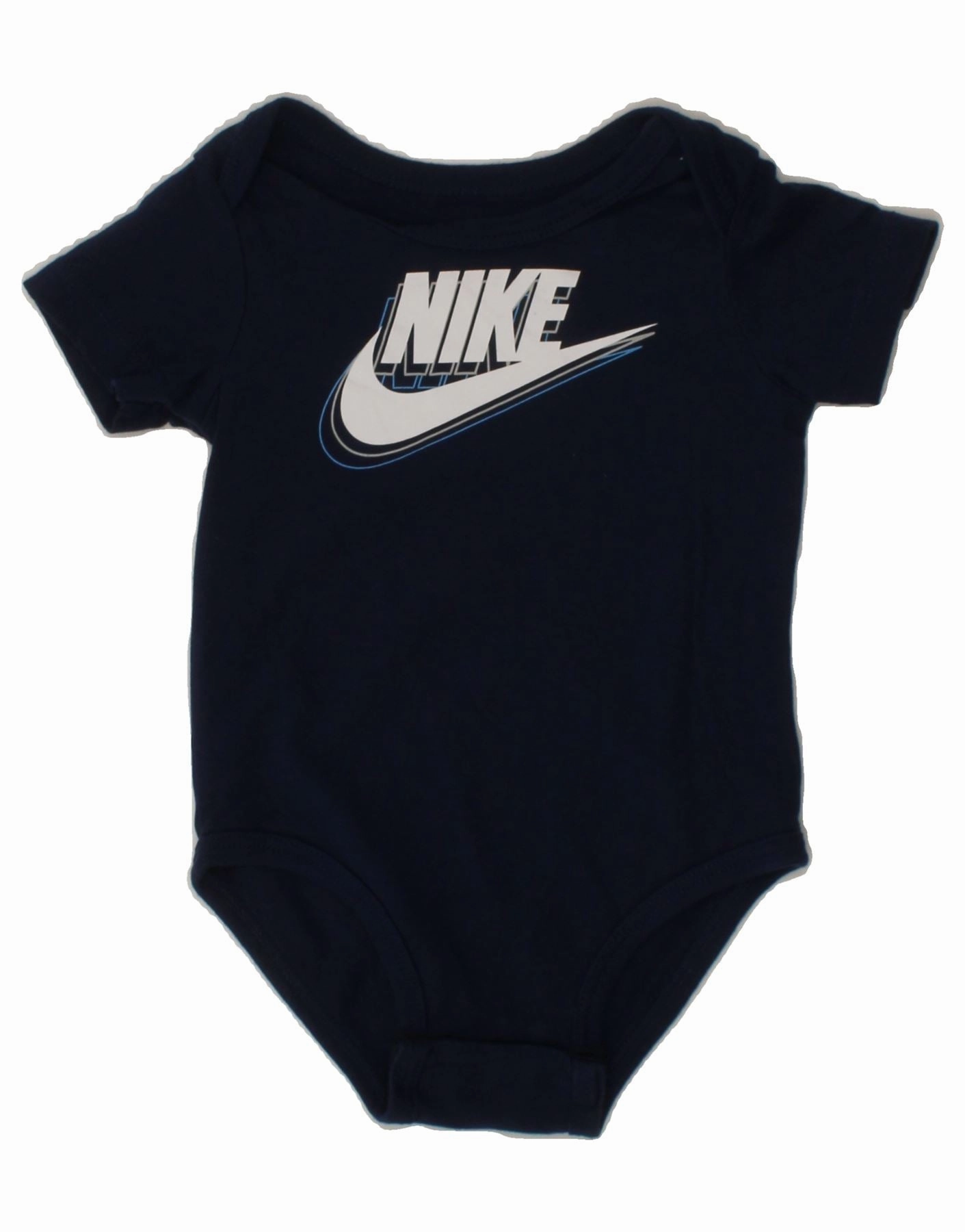 Daily Vivid Flexible Soft NIKE Baby Boys Graphic Bodysuit 3-6 Months Navy Blue Cotton