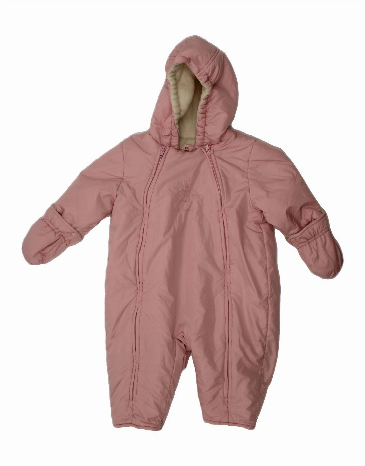 Durable Weekend CACHAREL Baby Girls Hooded Jumpsuit 6-9 Months Pink