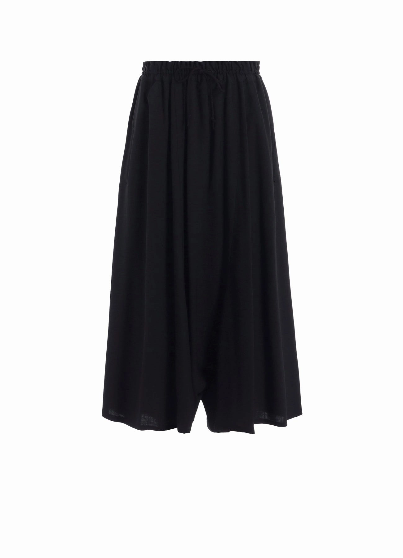 WOOL SERGE GATHER PANTS Long Use