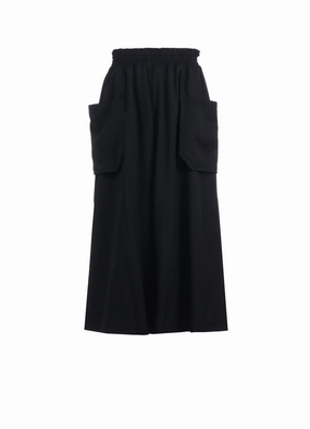 Soft Structure Body Ready WOOL GABARDINE BIG PANTS