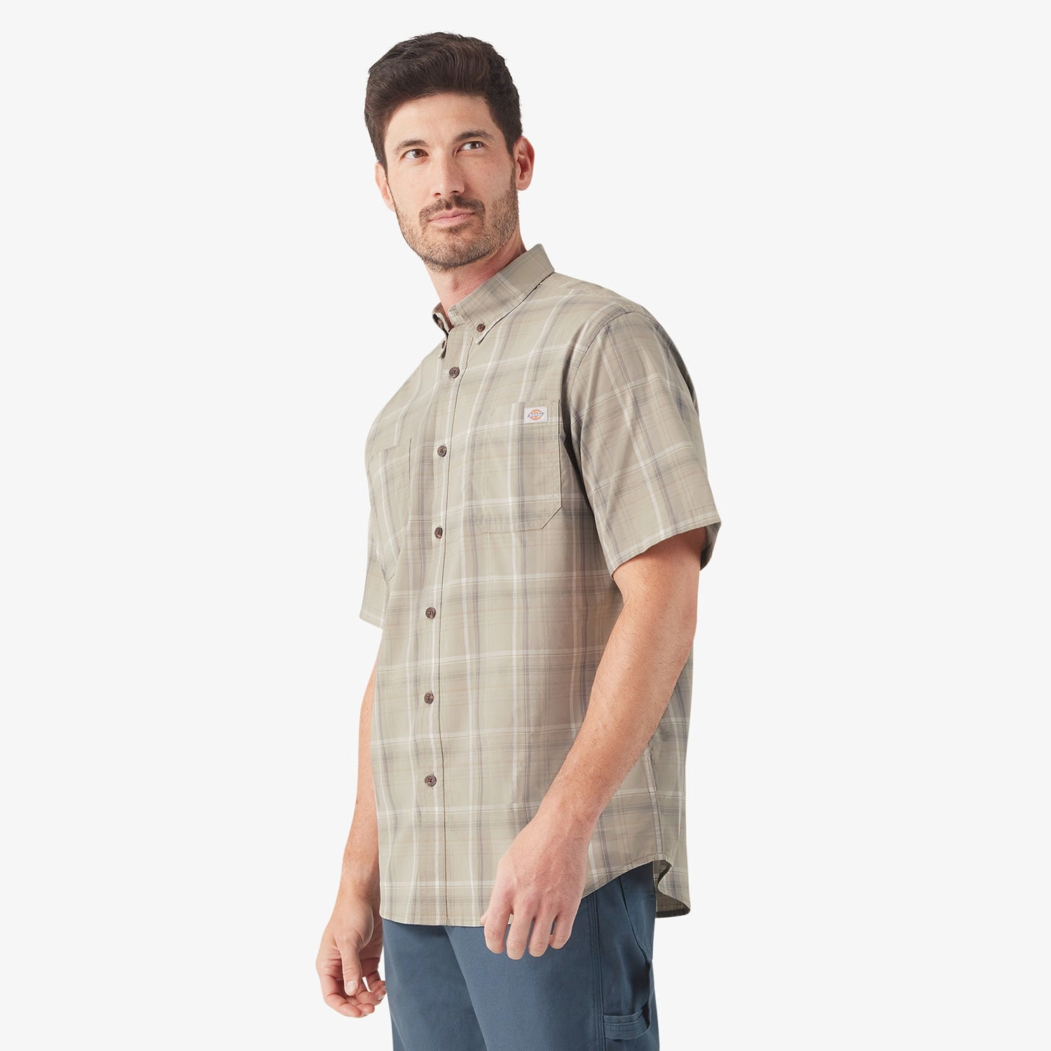 SS Flex Plaid Woven Shirt - Mens Comfy Pieces