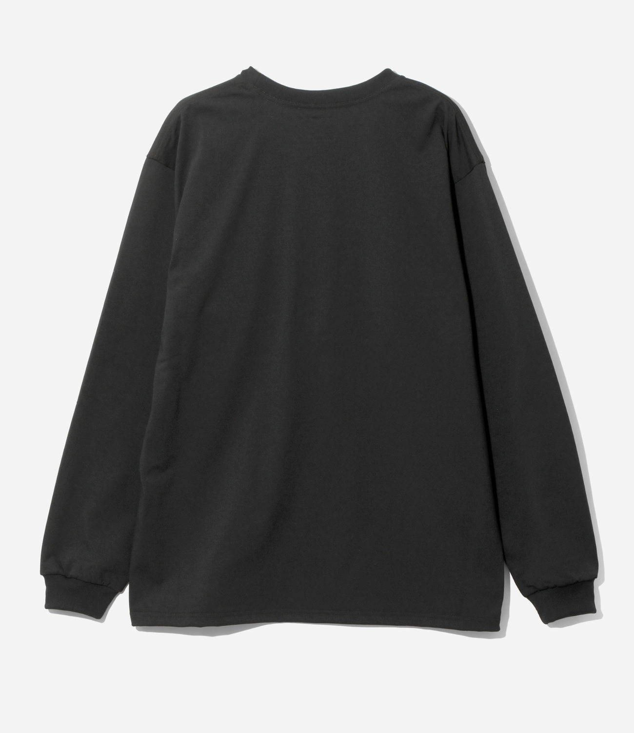 Fashionable Option Long Sleeve Crew Neck ?C Black Jersey