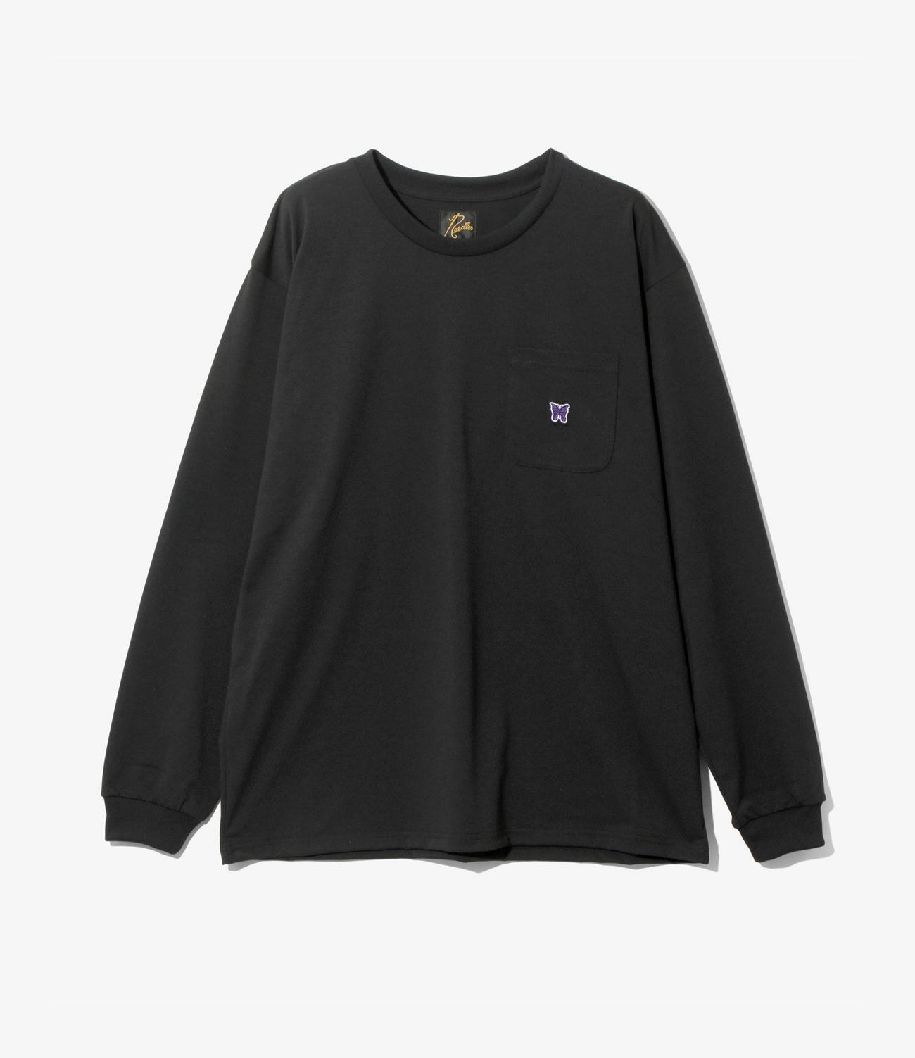 Long Sleeve Crew Neck ?C Black Jersey Holiday Style