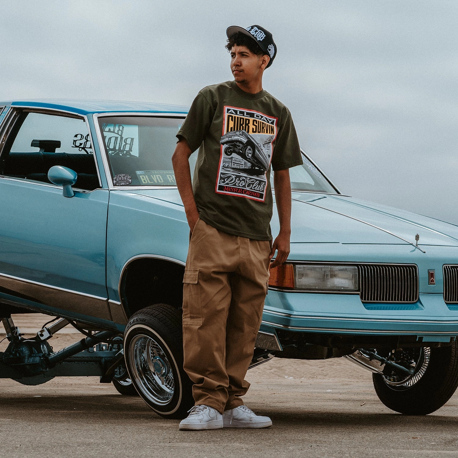 Mister Cartoon Curb Surbin Tee -Mens ZeroDistressFinish