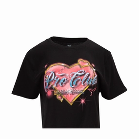 Mister Cartoon Pro Heart Tee - Womens Office Casual Soft Comfort Wear