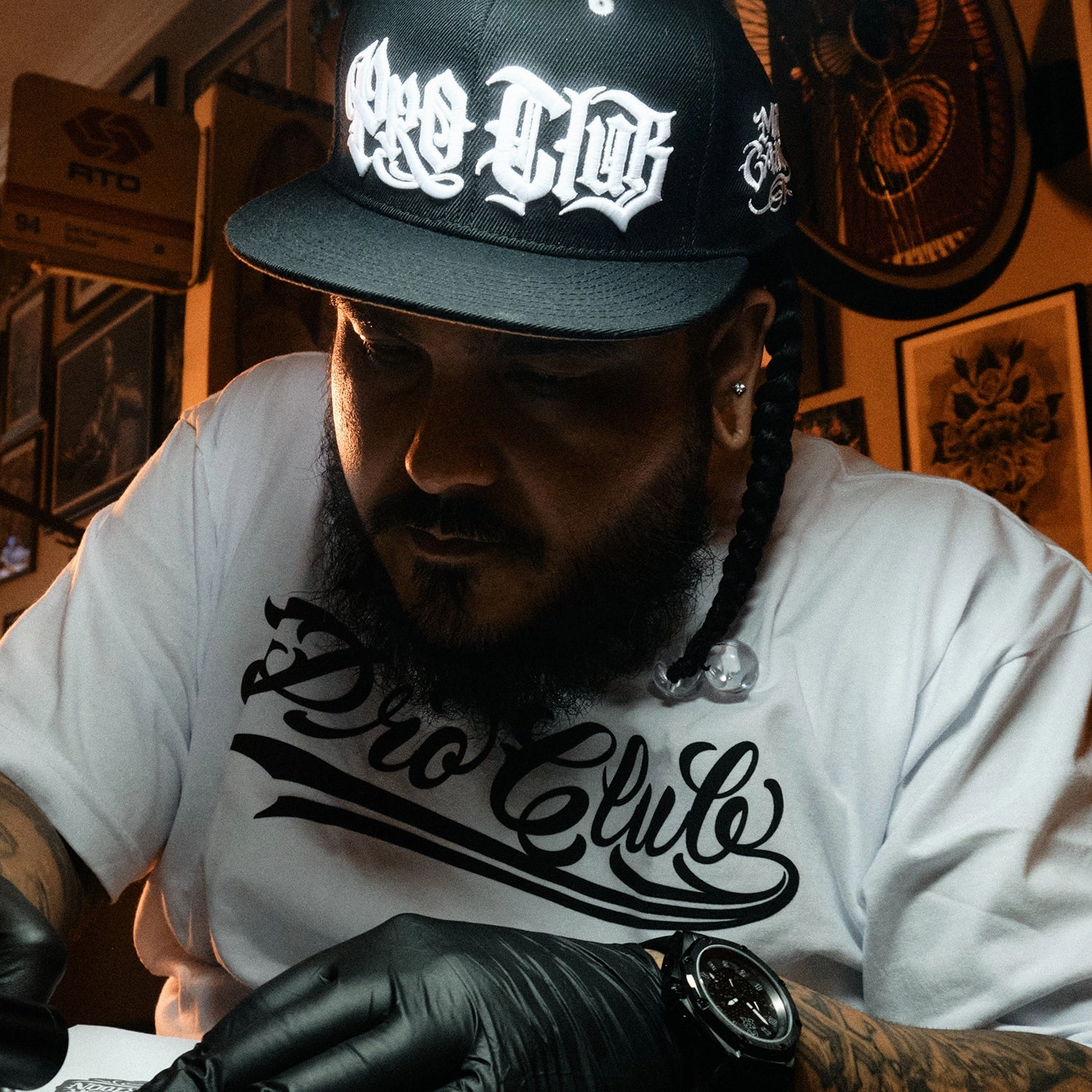 Mister Cartoon Script Tee -Mens UltraSoftBrushedInterior Street Ready