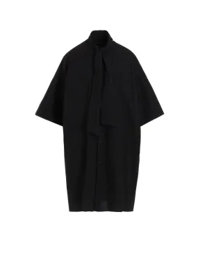 Midweight Textile hypoallergenic HIGH COUNT TYPEWRITER BOW TIE BIG SHIRT