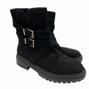 Minimal Build Boots Ankle Flats By Vince Camuto In Black, Size: 7.5