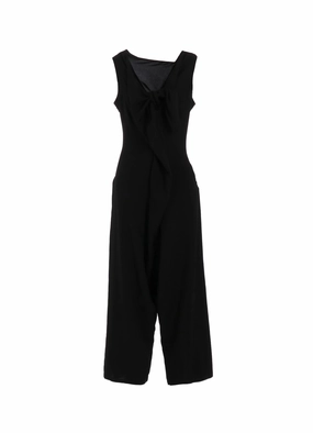 HARD TWIST GABARDINE FRONT RIBBON OVERALLS Breath Ease Soft Shape