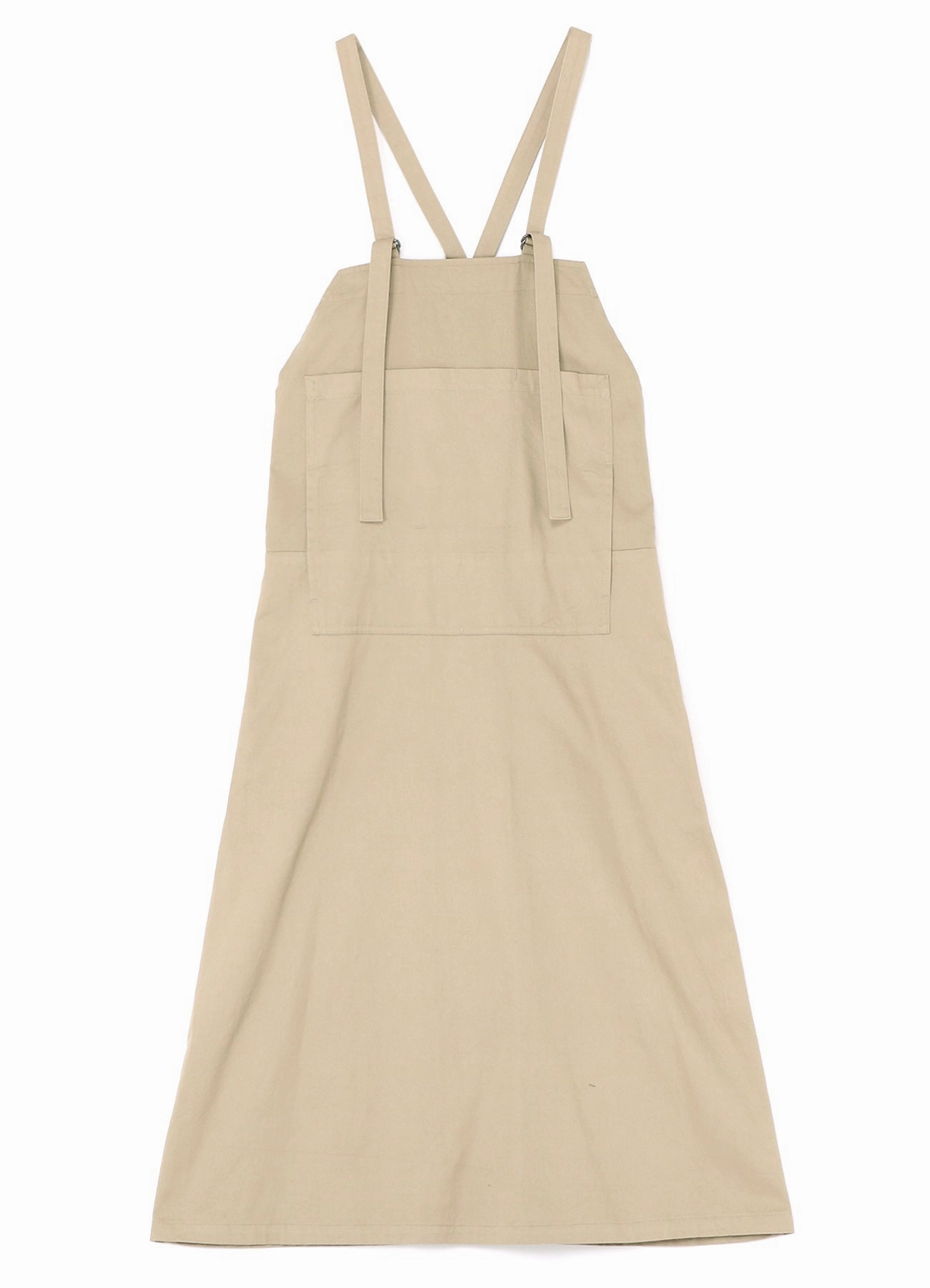 [Y's BORN PRODUCT] COTTON TWILL FRONT POCKET DRESS City Layer Eye Catching