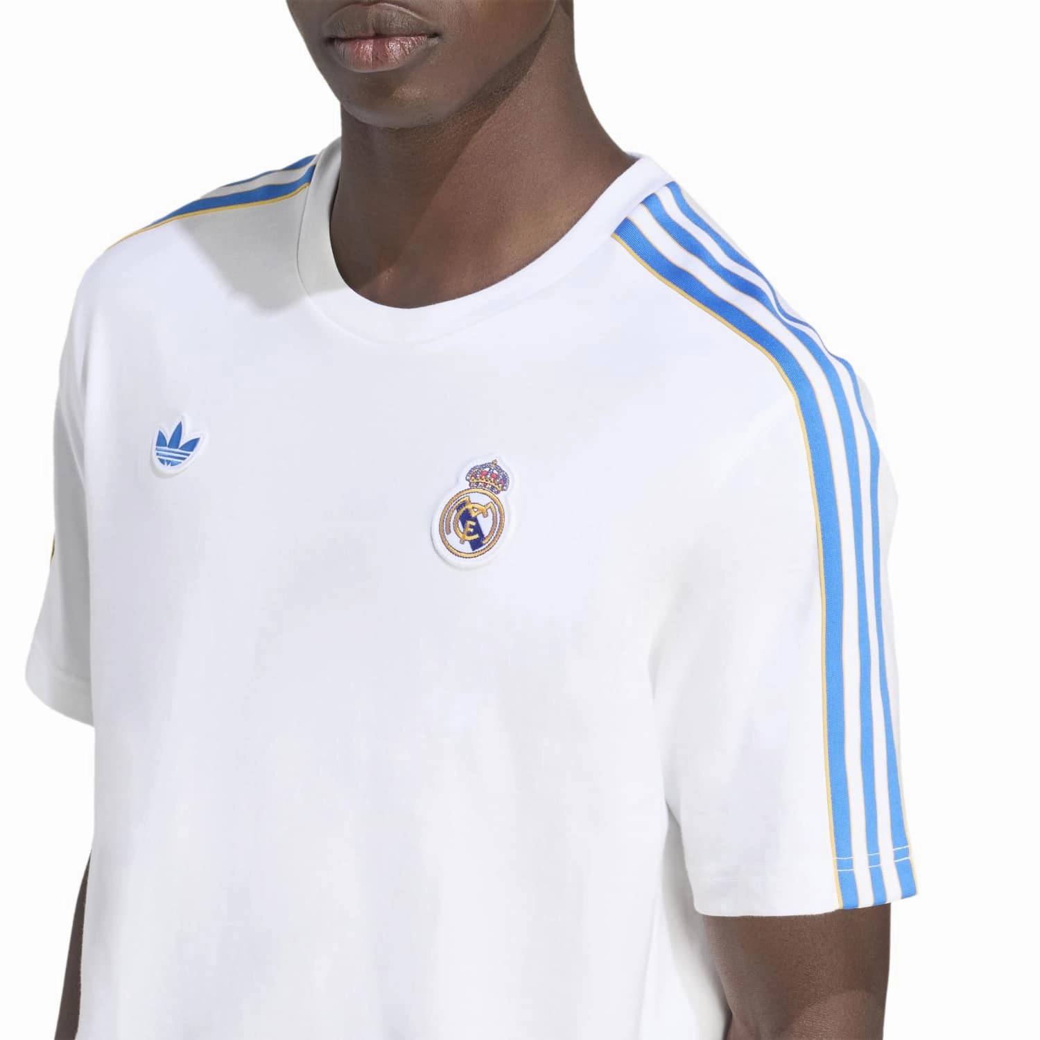 Polka Dot Pattern Scoop neck Real Madrid Icon Tee -Mens