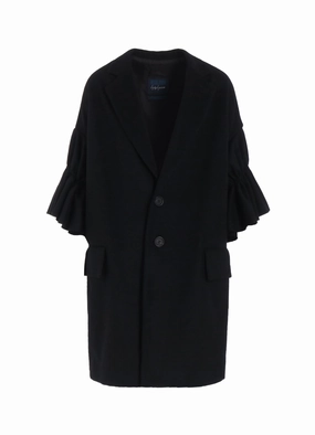 Softshell Material MELTON R- FRILLS COAT