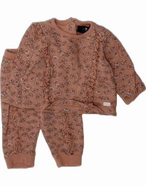 Dynamic Casual 7 FOR ALL MANKIND Baby Girls Full Tracksuit 3-6 Months  Beige Floral