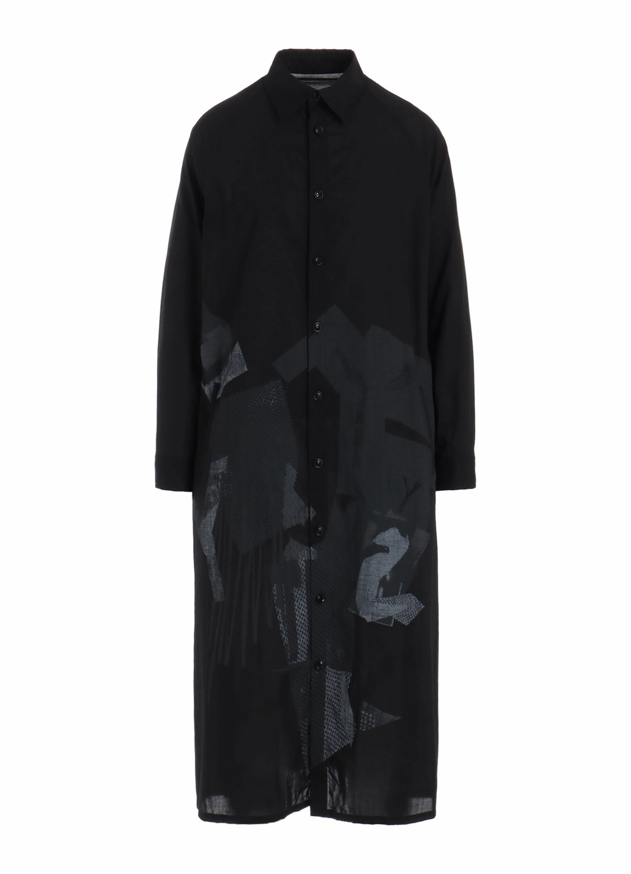 Bold Fashion Y'S COLLAGE PRINT ARRANGED SHIRT DRESS