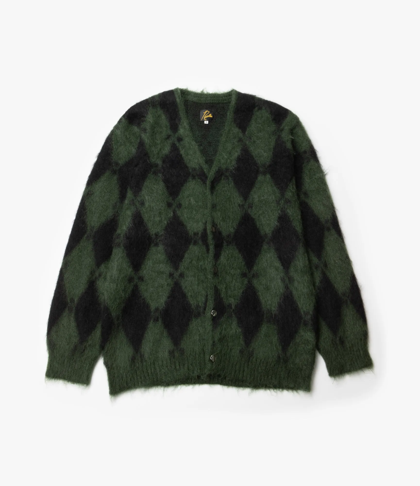 Versatile Comforted Mohair Cardigan ?C?Green Diamond