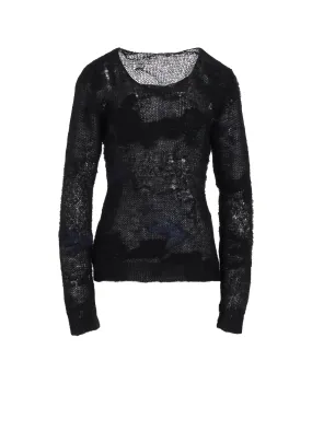 Hypoallergenic Fiber Blend MOHAIR R-CAMOFLAGE KNIT