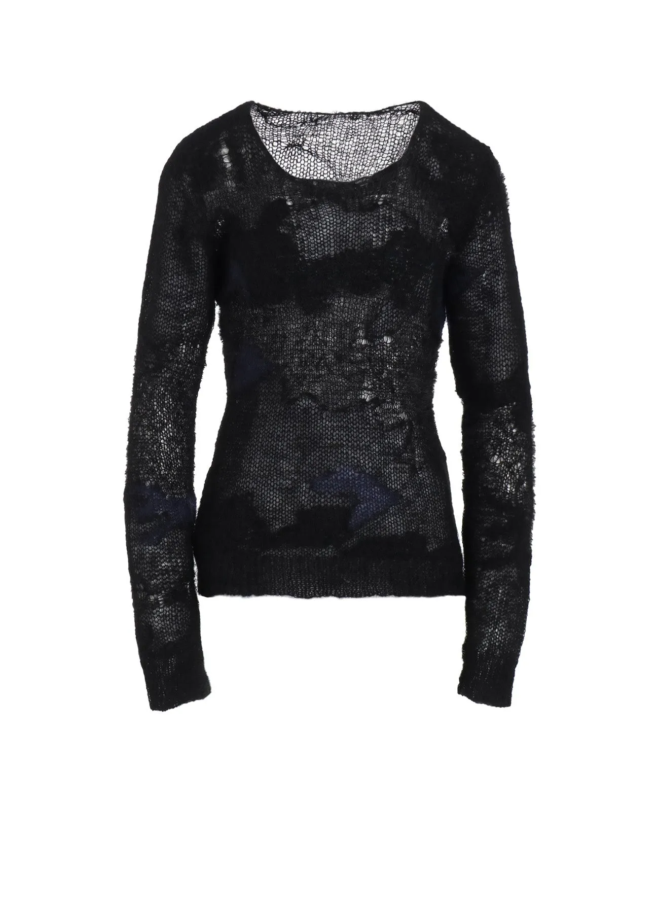 Hypoallergenic Fiber Blend MOHAIR R-CAMOFLAGE KNIT