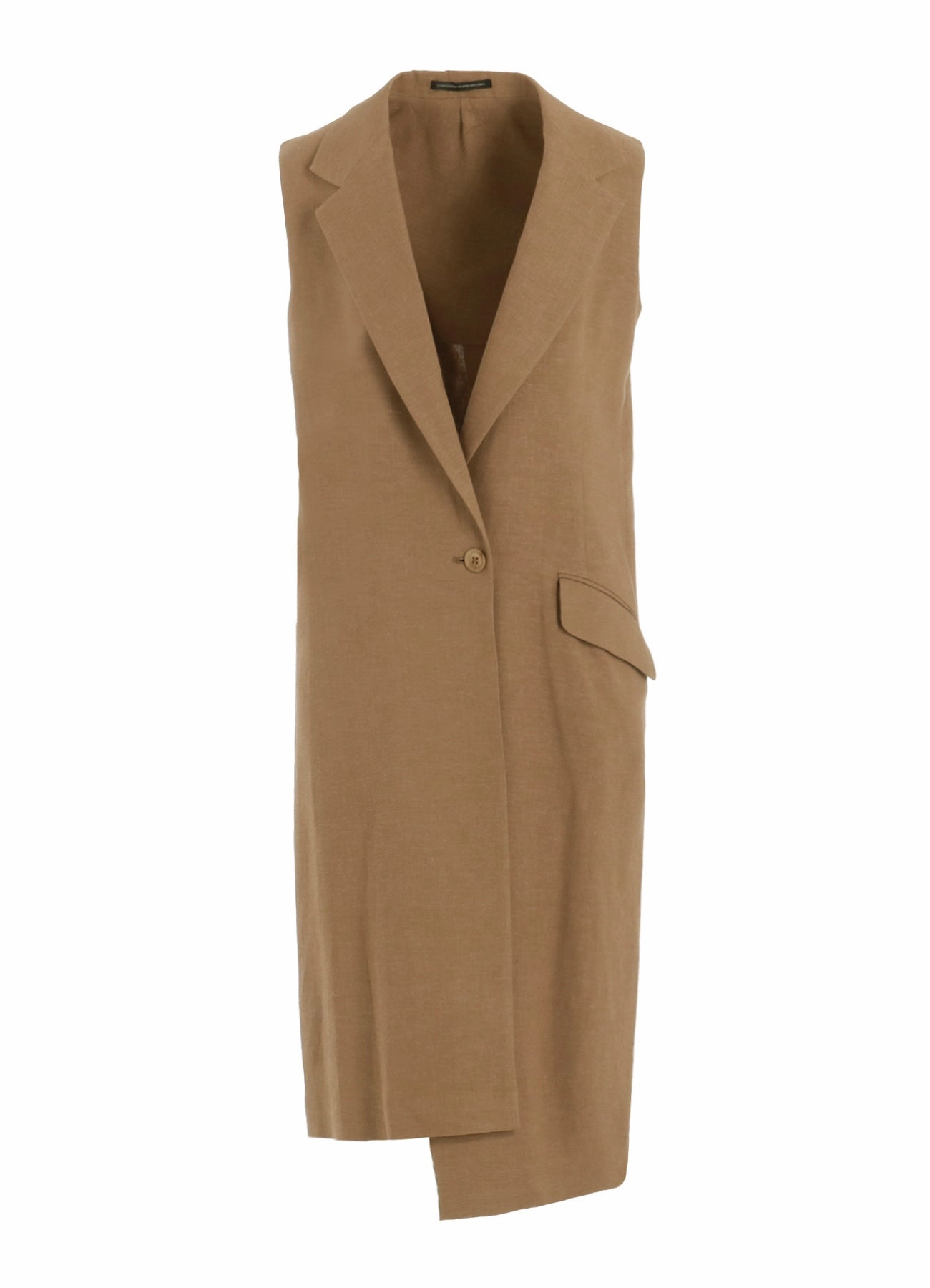 Elastic University RY/LI CANVAS SLEEVELESS ASYMMETERIC JACKET