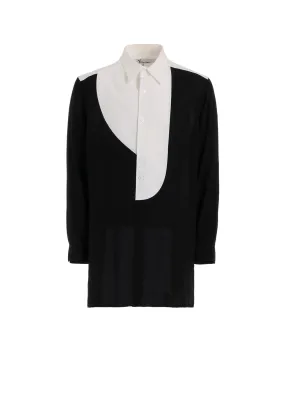 All Day Comfort Tech decorative element MONOCHROME PATCH PANEL SHIRT