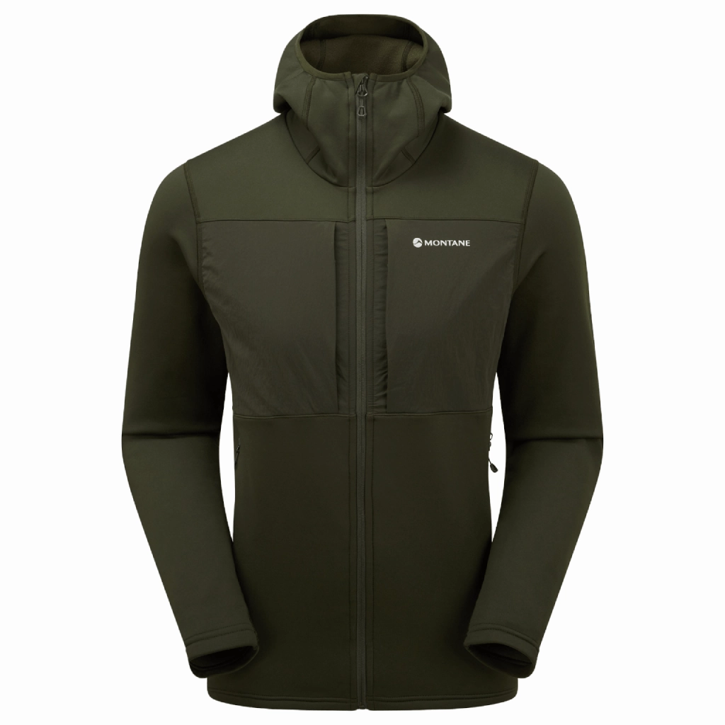 Reinforced Seams Montane Fury XT Hooded Fleece Jacket Men