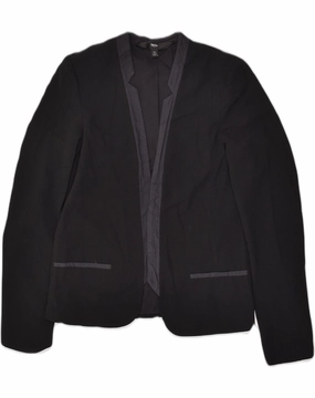Perfectly Tailored Stretch Comfort Construction MOSSIMO Womens Blazer Jacket UK 14 Medium Black Polyester