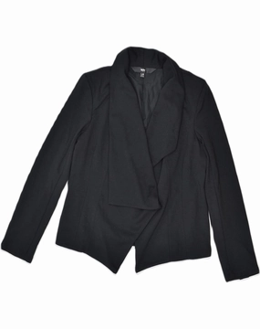 Sharp Style Fit Comfort and style MOSSIMO Womens Blazer Jacket UK 16 Large Black Polyester