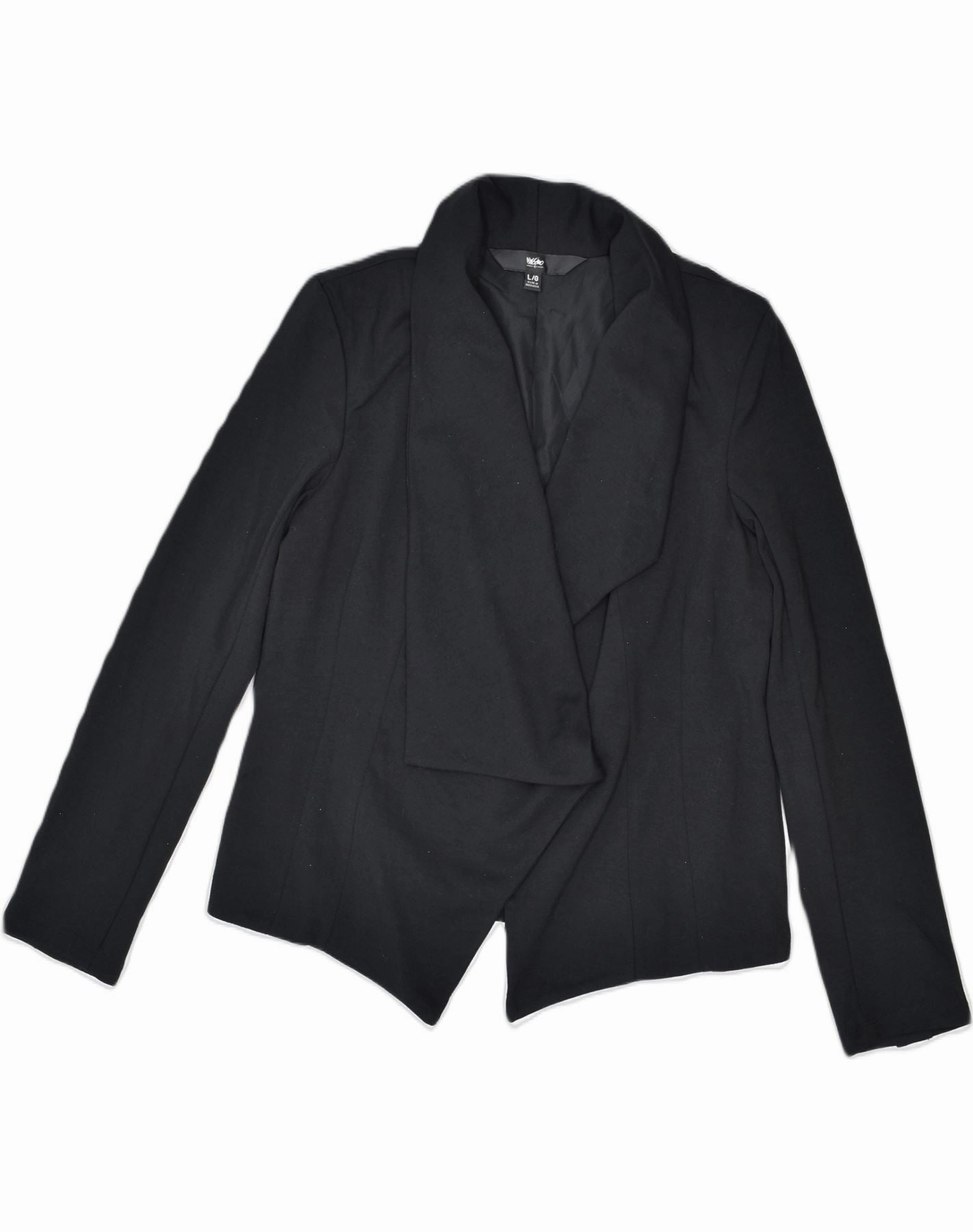Sharp Style Fit Comfort and style MOSSIMO Womens Blazer Jacket UK 16 Large Black Polyester
