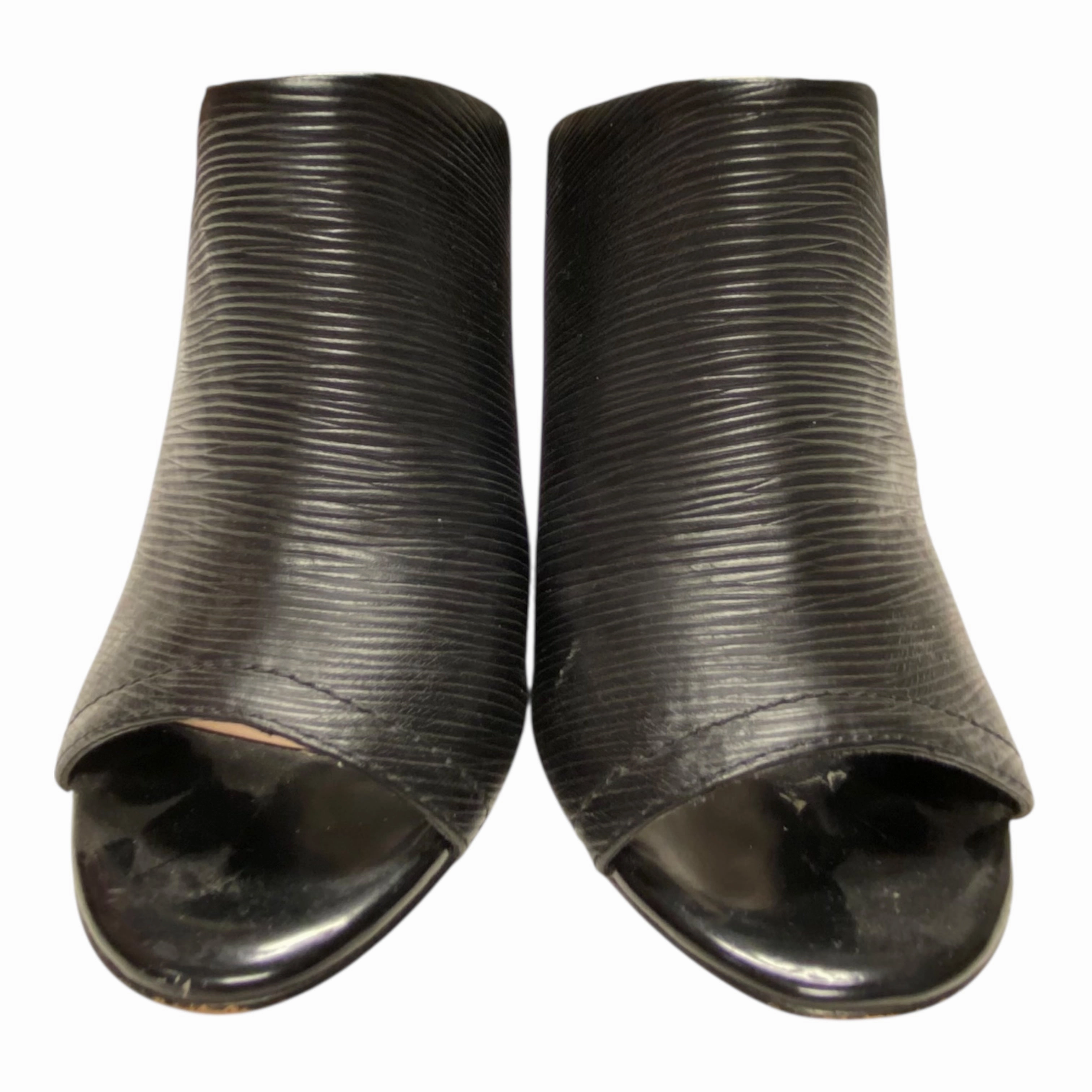 Cushioned Comfort Chunky Sandals Heels Block By Bcbgeneration In Black, Size:5