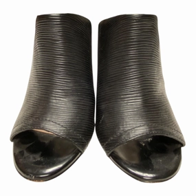 Cushioned Comfort Chunky Sandals Heels Block By Bcbgeneration In Black, Size:5